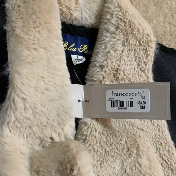 Faux leather and fur jacket - Picture 3 of 3